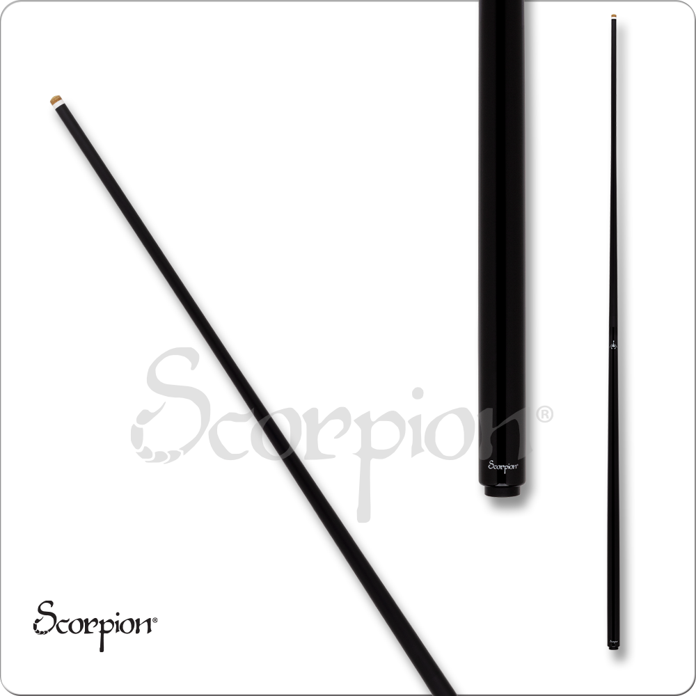 Scorpion SCOOP01 Black One Piece Cue